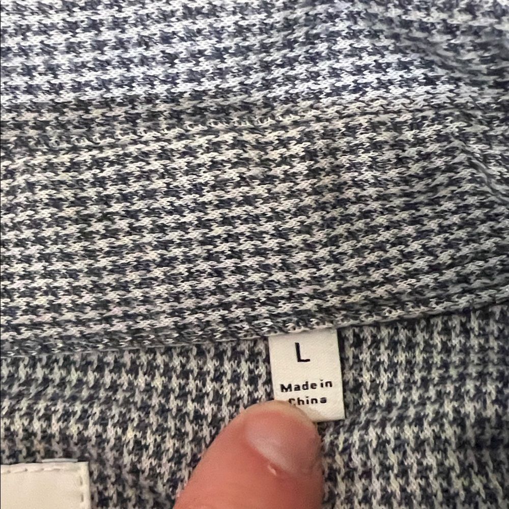 7 Diamonds Navy Patterned Casual Shirt - Picture 3 of 8